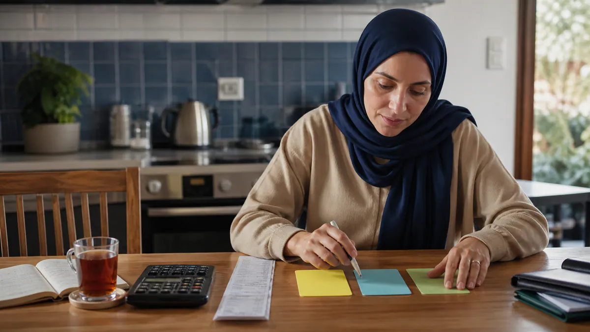 Cover a monthly financial review without fear or blame